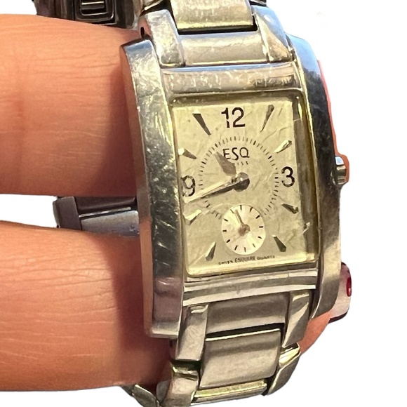 ESQ. ESQUIRE STAINLESS STEEL WATCH - Picture 10 of 11